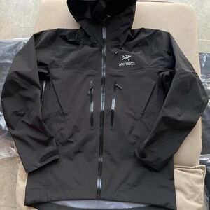 Arc'teryx Alpha SV Gore-Tex Pro Jacket Black Waterproof Shell Hooded Size M